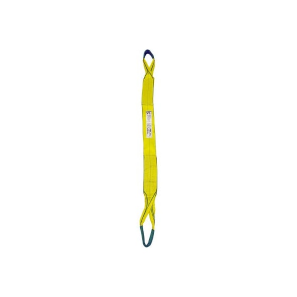 Lift America 12' Poly Web Sling Eye & Eye, 5120/6400/12800 Lbs Cap
